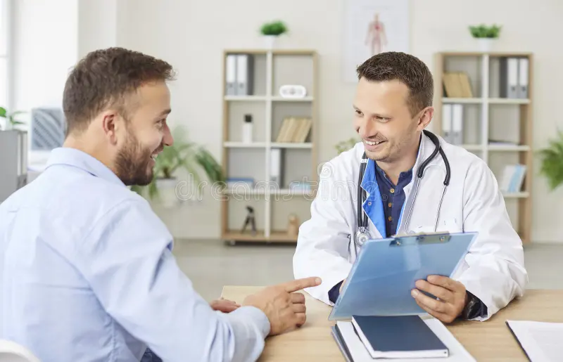 Dr. Asst. Prof. Dr. Md. Shahinur Islam Shahin with patient